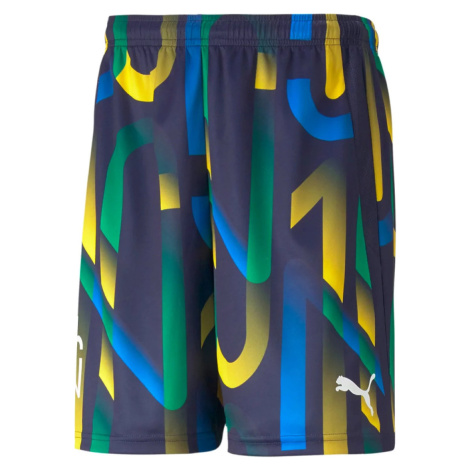 VZOROVANÉ PÁNSKÉ ŠORTKY PUMA NEYMAR JR FUTURE PRINTED SHORT Tmavě modrá