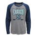 Seattle Kraken dětské tričko s dlouhým rukávem Stick Up LS Triblend Raglan