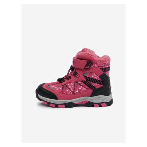 Růžové holčičí zimní kotníkové boty SAM 73 Synneva