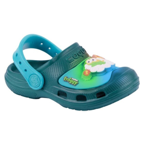 Coqui MAXI - HERO Dětské sandály, tmavě zelená, velikost