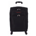 Cestovní textilní kufr na čtyřech kolečkách Agrado 35l - černá