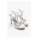 NİŞANTAŞI SHOES Vegas Pearlescent Patent Leather Women's Ankle Platform Platform Heels.