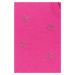 Tričko karl lagerfeld monogram rhinestone t-shirt růžová
