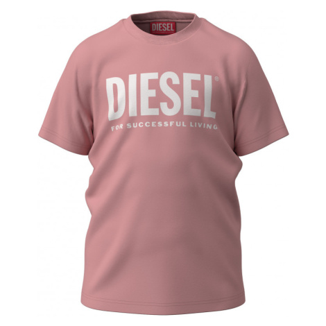 Tričko diesel ltgim di maglietta růžová