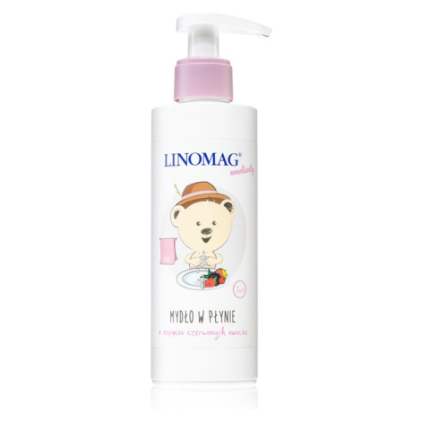 Linomag Emolienty Hand Soap Red Fruit tekuté mýdlo na ruce pro děti Red Fruit 200 ml