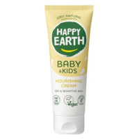 HAPPY EARTH Přírodní Baby & Kids Jemný a vyživující krém pro suchou a citlivou pokožku, 75 ml