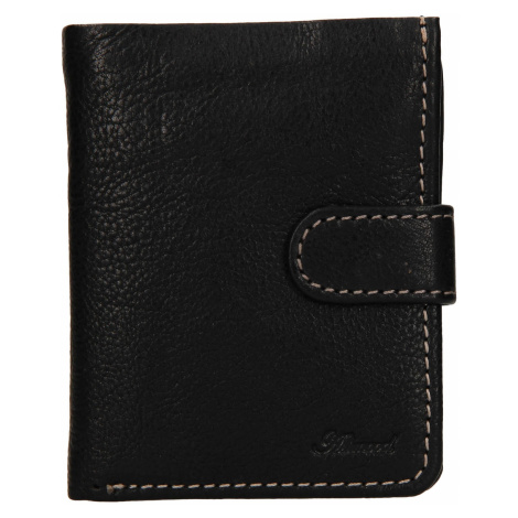 Pánská kožená peněženka Ashwood Harry - černá Ashwood Leather