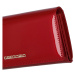 Delší hladká lakovaná peněženka Aimee, červená