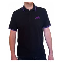 Black Sabbath tričko, Wavy Logo Polo Black, pánské