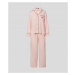 Pyžamo karl lagerfeld l/slv pyjama set růžová