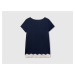 Benetton, Flowy Top With Lace Edge