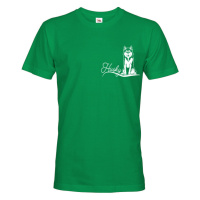 Pánské tričko pro milovníky psů s potiskem Husky - skvělý dárek
