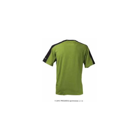 PROGRESS MENTOR bambus triko pánské, zelená Barva: zelená