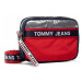 Tommy Hilfiger Tommy Jeans červeno-modrá crossbody kabelka LOGO TAPE CROSSOVER CB