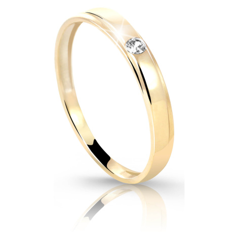 Cutie Diamonds Prsten ze žlutého zlata s briliantem DZ6707-1617-00-X-1 62 mm Cutie Jewellery