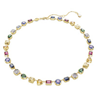 Swarovski Pozlacený náhrdelník s barevnými krystaly Stilla 5662915