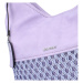 Trendová koženková kabelka na rameno Kitti, fialová