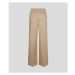 Kalhoty karl lagerfeld casual day pants hnědá