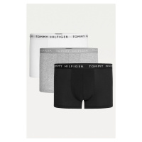 Sada tří pánských boxerek v bílé, šedé a černé barvě Tommy Hilfiger Underwear