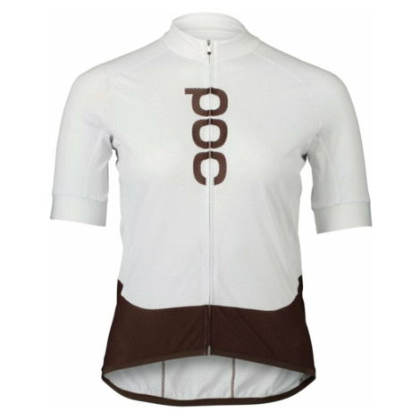 POC Essential Road Women´s Logo Jersey Dres Hydrogen White/Axinite Brown