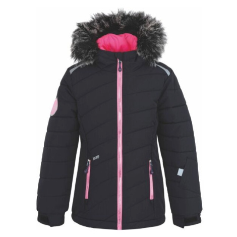Loap FUKSIE Dívčí lyžařská bunda, černá, velikost
