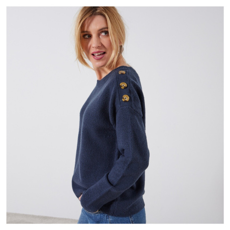 Jednobarevný pulovr z recyklovaného polyesteru (1) Blancheporte