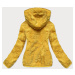 Žlutá krátká oboustranná dámská bunda pro přechodné období model 16201708 - MONTE CERVINO