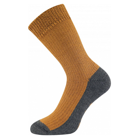 Teplé ponožky Boma hnědé (Sleep-brown) L