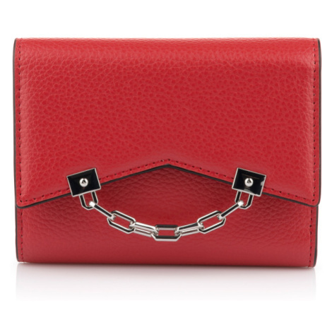 Peněženka karl lagerfeld k/seven grainy trifold wallet červená