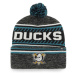 47 NHL ANAHEIM DUCKS ICE CAP ’47 CUFF KNIT Klubová zimní čepice, tmavě šedá, veľkosť