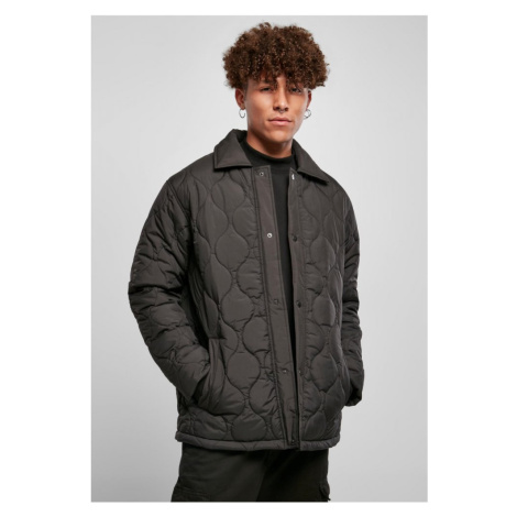 Quilted Coach Jacket - black