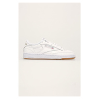 Kožené tenisky Reebok Classic CLUB C 85 bílá barva