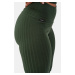 NEBBIA - Legíny high waist z organické bavlny 405 (dark green) - NEBBIA