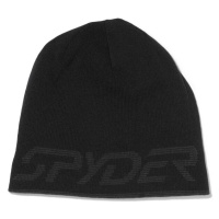 Spyder REVERSIBLE Pánská oboustranná zimní čepice, černá, velikost