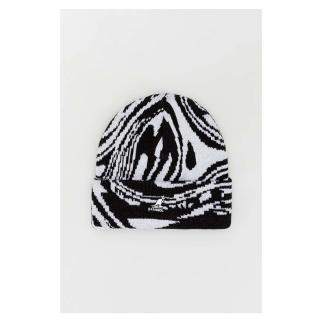 Čepice Kangol bílá barva, z husté pleteniny