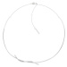 Calvin Klein Slušivý ocelový náhrdelník s krystaly Crystallized Weave 35000510