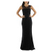 Společenské a šaty krajkové dlouhé Paris černé Černá / Paris model 15042637 - CHARM&#39;S Paris