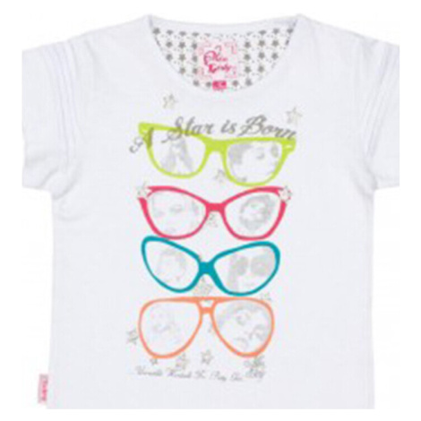 Miss Girly T-shirt manches courtes fille FISTAR Šedá