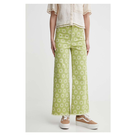 Džíny Billabong Free Fall dámské, zelená barva, ABJNP00352