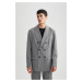 DEFACTO Regular Fit Jacket Collar Lined Buttoned Blazer Jacket