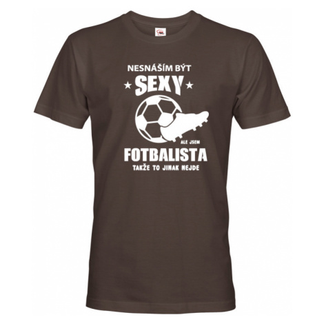 Pánské tričko s potiskem Sexy fotbalista BezvaTriko