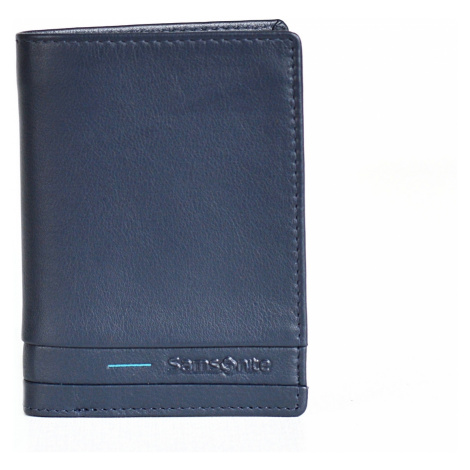 Samsonite peněženka/dokladovka kožená OUTLINE velmi vybavená modrá, 9 x 1 x 17 (SM-31D31110)