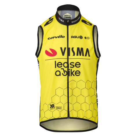AGU Cyklistická vesta - REPLICA VISMA | LEASE A BIKE 2024 - žlutá/černá