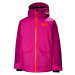 Helly Hansen JR STARLIGHT JACKET Dětská lyžařská bunda, růžová, velikost