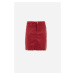 Sukně la martina woman skirt corduroy červená