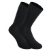 3PACK ponožky Styx vysoké bambusové černé (3HB960)