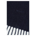 ŠÁLA GANT UNISEX. WOOL SCARF EVENING BLUE