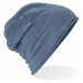 Stylová Jersey čepice - denim blue