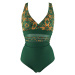 Hilda Green jednodílné plavky AG88141 zelená