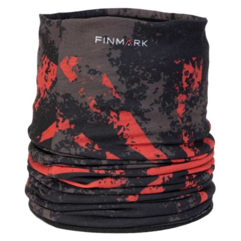 Finmark FSW-201 Multifunkční šátek s fleecem, černá, velikost